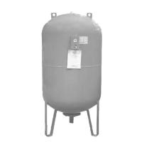 Бак мембранный WATERSTRY CW-LV 100 Ду460 Ру25 100л вертикальный на ножках, с манометром, резьба 1″, листовая сталь, EPDM, цвет - серый
