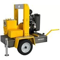 Мотопомпа Atlas Copco VAR 6-400 FZD18 дизельная, патрубки 6″ 150 мм, 4-тактный двигатель 118.3 л.с., напор - 58 м, 8000 л/мин