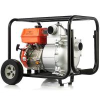 Мотопомпа Meran MPG301T бензиновая, для загрязненных вод, патрубки 3″ 80 мм, 4-тактный двигатель 13 л.с., напор - 27 м, 1167 л/мин, глубина всасывания - 7 м