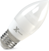 Светодиодная (LED) лампа X-Flash Candle E27 MF 6.5W(6.5вт),белый свет  4000K,световой поток 520лм, 220V(в) (46027)